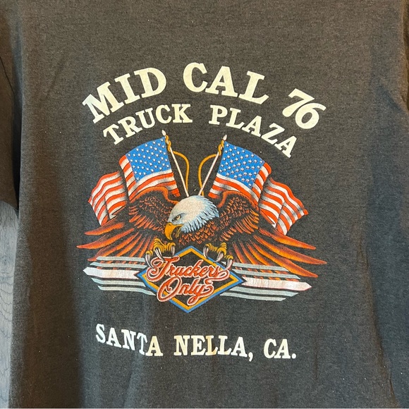 Vintage 1991 “ Leaders of The Pack” Truckers Only 3D Emblem Single Stitch Shirt - Picture 5 of 8